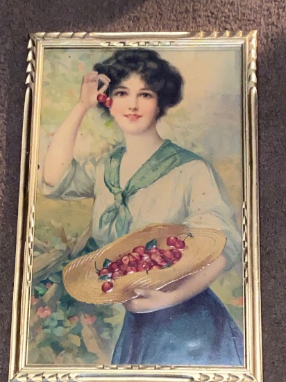 Copyright 1911 by M. Boettiger die cut litho, 13 x 19.5 frame.