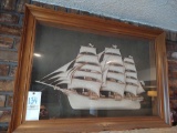 Flying Cloud 1850 Framed Ship