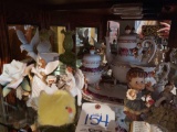 Angel Figurines, Tea Set, Stuffed Animals