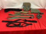 5 slings - belt - 2 ammo pouches