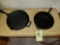 Two Cast Iron Skillets