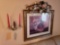 Wall Mirror, Picture, Candle Sconces