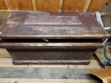 Wood Tool Box and Contents