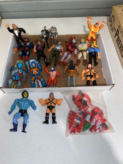 Wrestlers, Masters of the Universe and more figures