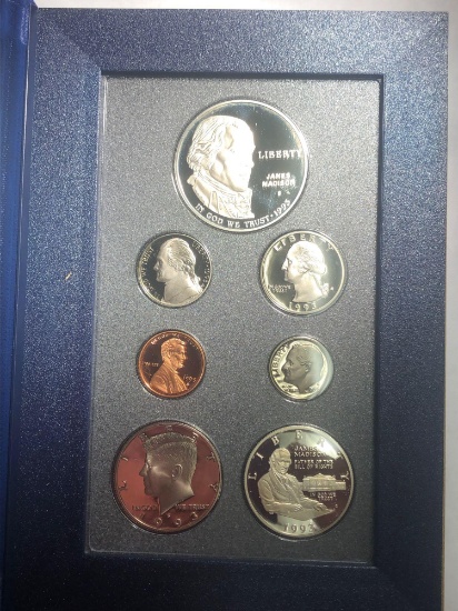 1993 Bill of Rights commemorative coins Prestige Set