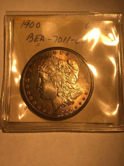 1900 US silver dollar coin