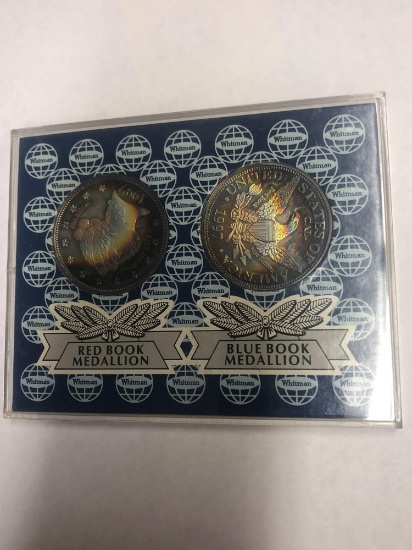 Whitman coin products 1997 1 ounce silver 2 coin set