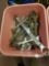 Tub of assorted box wrenches