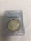 1896 silver dollar coin professionally graded
