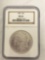 1895 silver dollar coin professionally graded