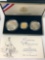 1995 Civil War commemorative set, gold, silver