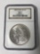 1887 silver dollar coin MS 61