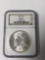 1890 silver dollar coin MS 63