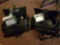 Pair of Sony handycam video cameras, with case and cords