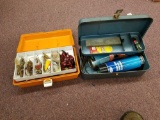 Tackle box and airbrush items