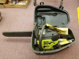 Poulan model p3314 14 inch chainsaw with case