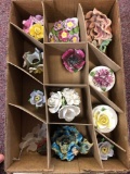 12 Ceramic Flowers
