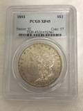 1893 silver dollar coin liberty