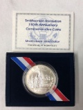 1996 Smithsonian 150th anniversary commemorative silver dollar