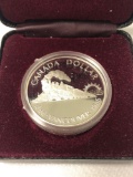 1986 Canada silver dollar coin
