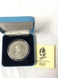 Albertville 92 Olympic coin 1989 silver 100 francs