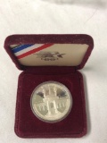 1984 Los Angeles Olympic games silver coin