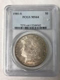 1901 S silver liberty dollar coin