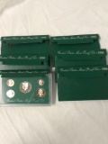 6 complete mint proof sets from 1996
