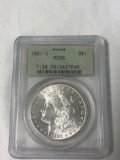 1881 S silver dollar coin professionally graded