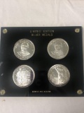 4 1 oz silver coins commemorative