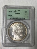 1878 silver dollar coin