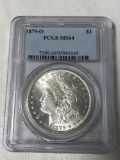 1879 O silver dollar coin MS 64 grade