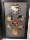 1992 Canadian proof set including silver dollar coin