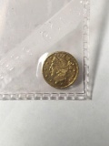1855 California gold half dollar coin