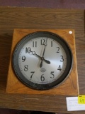 Buchbinder oak cased commercial clock