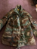Camouflage coat size small Army