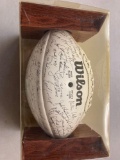 Wilson Pro Football Hall of Fame Football with Autographs