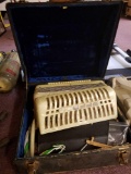 Stella accordion with case, needs work