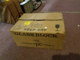 Case of glass block