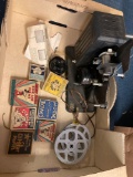 Vintage Movie projector and films