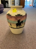 Southwestern style large vase