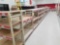 80 linear feet of commercial industrial steel shelving with base