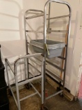 Stainless steel meat racks and cart