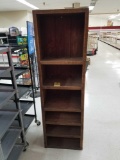 Wood shelf, 71 inches tall