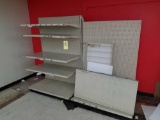 Assorted product shelving, 4 shelves