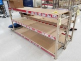 2 sections of shelves, 8ft length each