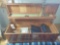 Cavalier cedar chest & Contents including assorted stamp collecting books, most are empty