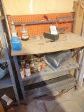 Small workbench & Contents