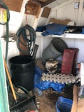 Contents of small shed.
