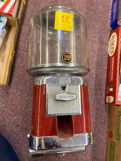 Beaver candy gumball machine